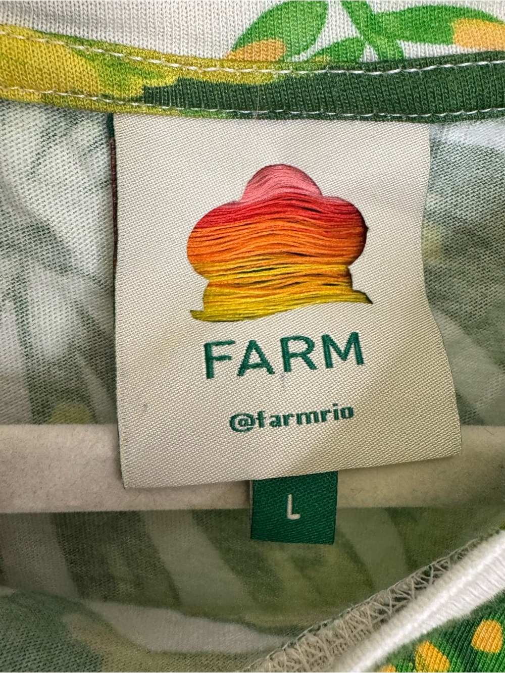 Farm Rio Tropical Forest T-Shirt Dress Large - Picture 6 of 12